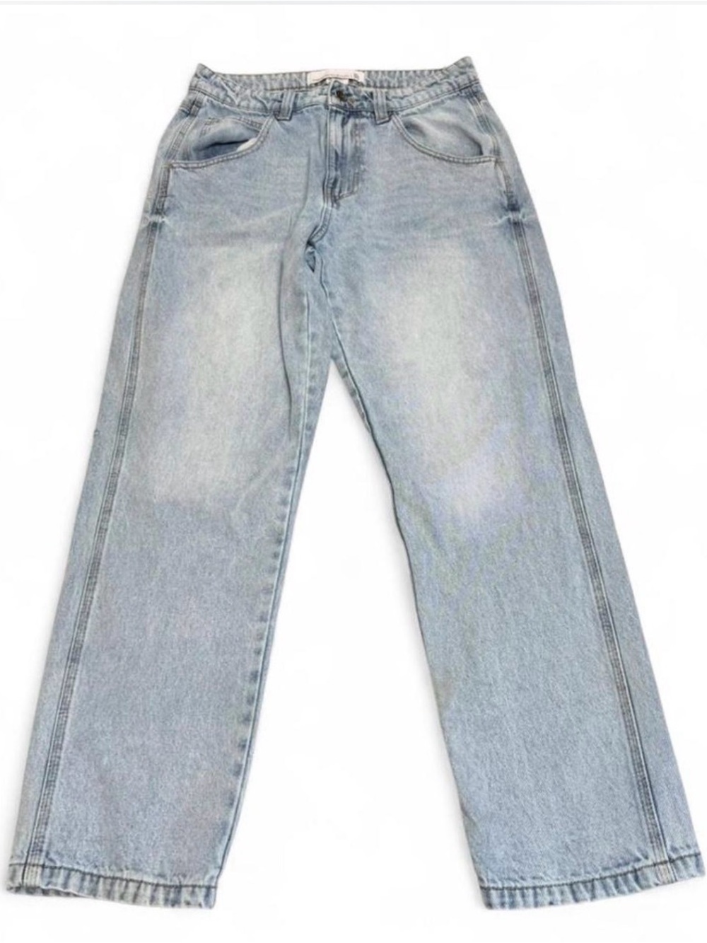 Paper Denim & Cloth Light Wash Straight Leg Jeans Women’s 30 Classic Summer